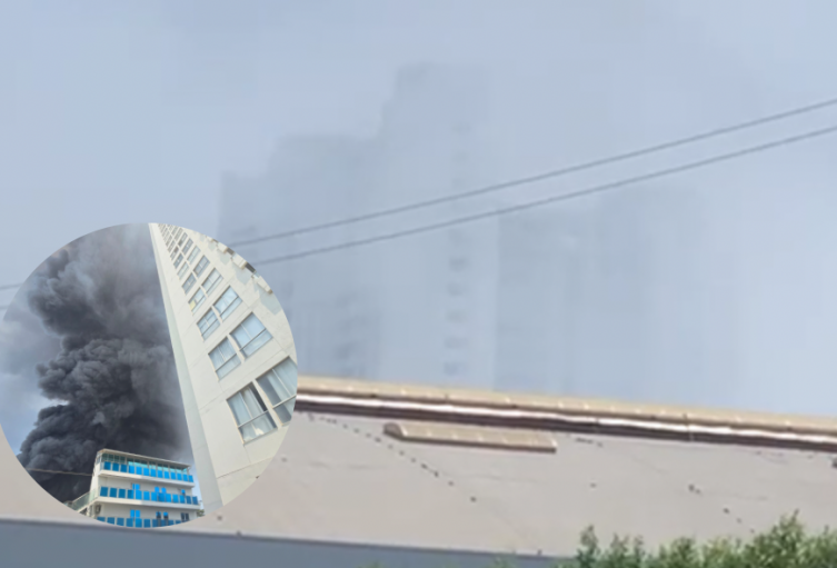Incendio en Cartagena