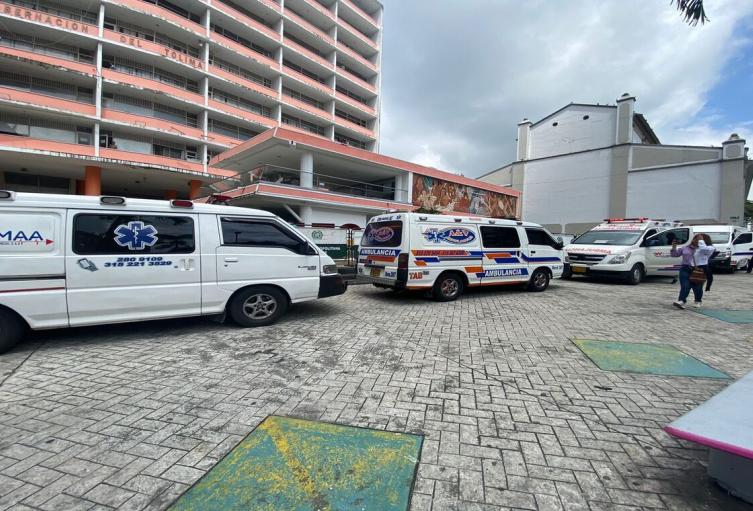 protesta de ambulancia 