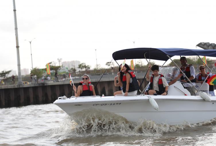Paseos por el río este sábado en Barranquilla.