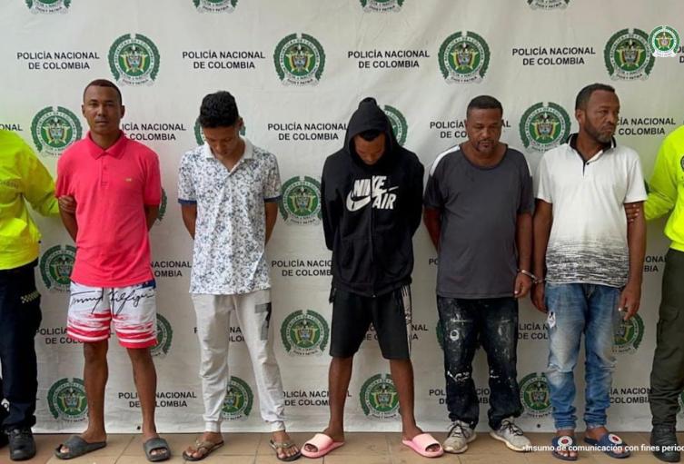 Judicializan a cinco miembros de la banda 'Los Mexicanos' por tráfico de drogas en Bolívar