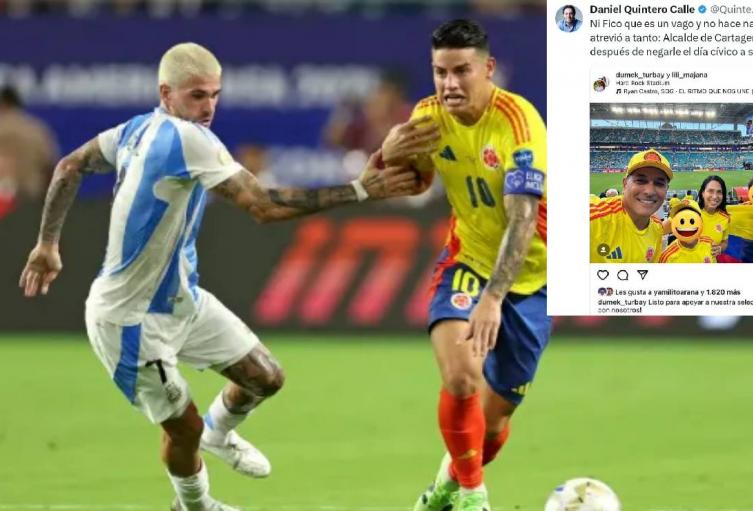 Daniel Quintero arremete contra Dumek