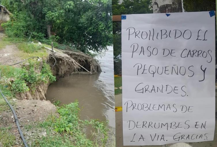 ¡Urgencia en San Roque! Más de 100 familias viven en riesgo por  creciente amenaza de erosión fluvial
