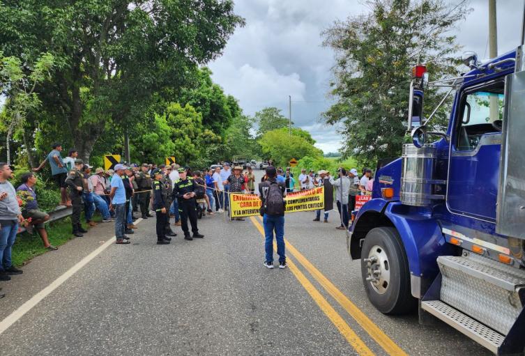 Las manifestaciones iniciaron en la tarde