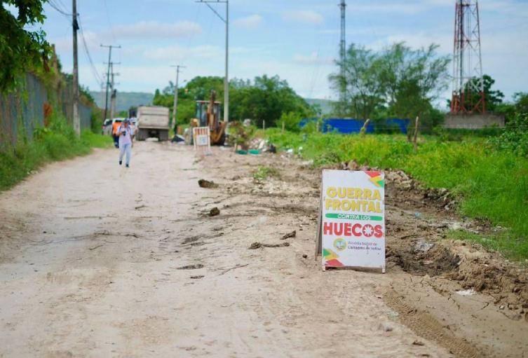 Obras en la  llamada ‘trocha’ de Nelson Mandela