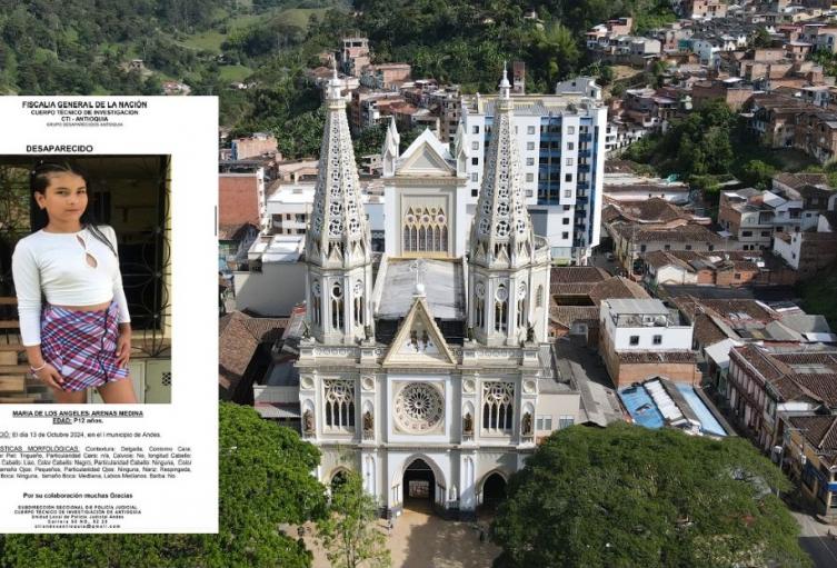 Autoridades adelantan las investigaciones para dar con la ubicación de una niña de 12 años de edad desaparecida en el municipio de Andes, Suroeste antioqueño. Ya son tres menores de edad las que se encuentran desaparecidas en Antioquia.