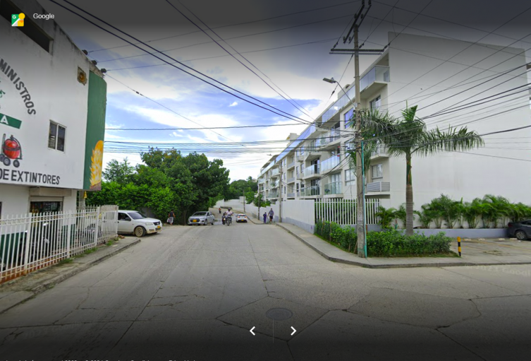 Calle que comunica con Transversal 54 de Cartagena y la Universidad del Sinú
