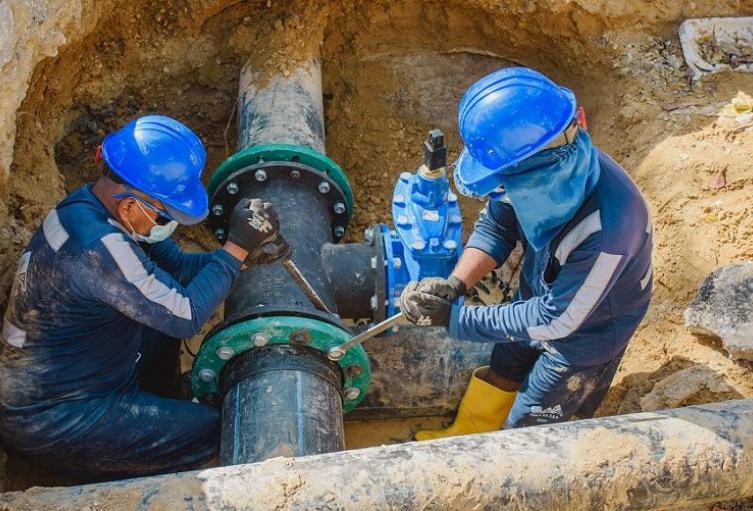 Imagen referencia de reparación de daño. 