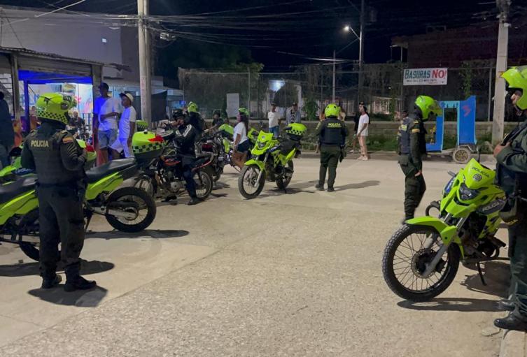 Operativos policiales en Cartagena. Enero 04