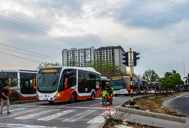 Transcaribe cerca a Patio Portal
