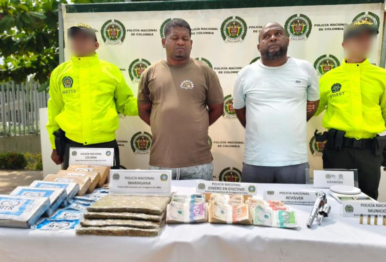 Caen dos jefes del grupo delincuencial 'Salsas Nueva Generación' en Cartagena