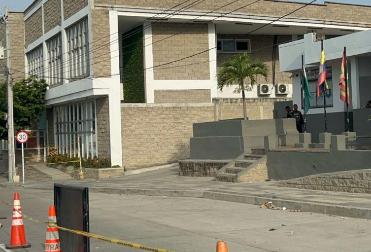 Sede del Sena en el barrio El Bosque, sur de Barranquilla.