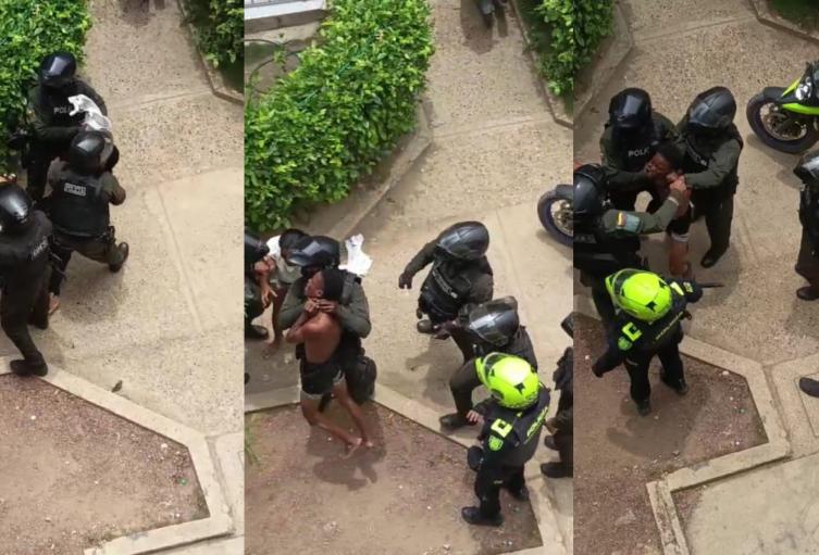 Presunto caso de abuso policial en Cartagena