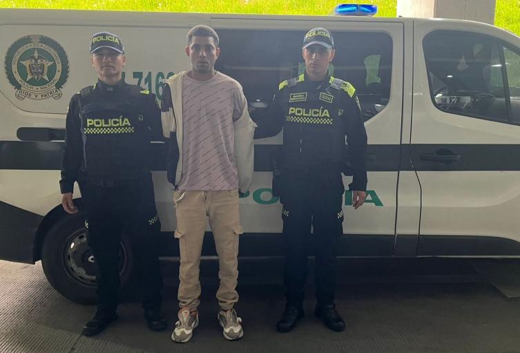 Alias Heider, capturado en Bogotá