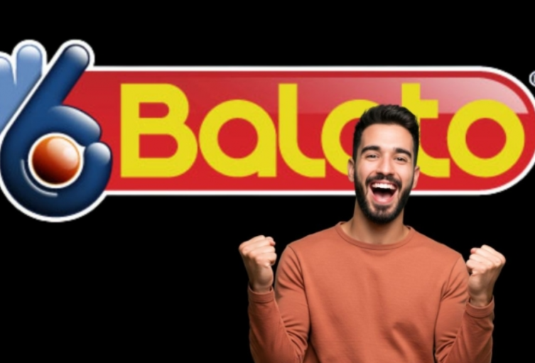 El afortunado jugo a través de baloto en línea. 