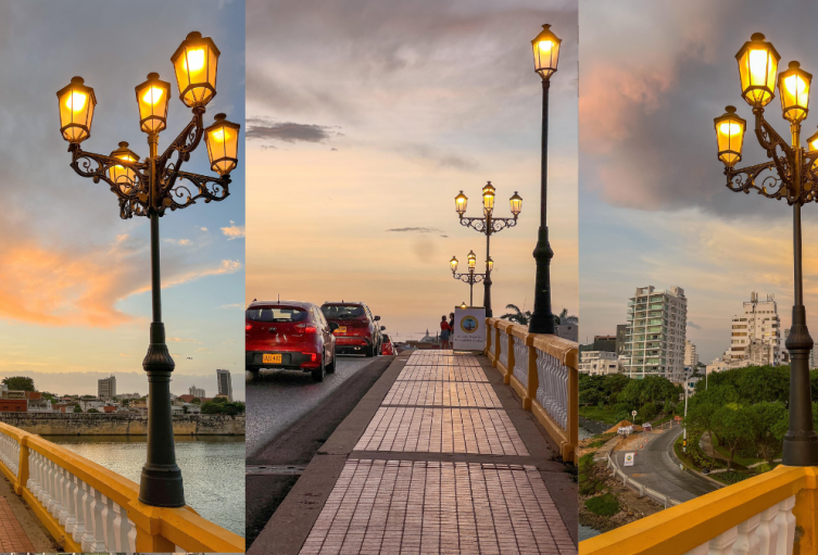 Cartagena renueva el alumbrado del Puente Román y realza su valor patrimonial