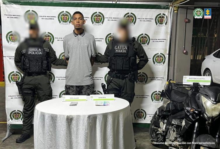 Detenido por las autoridades
