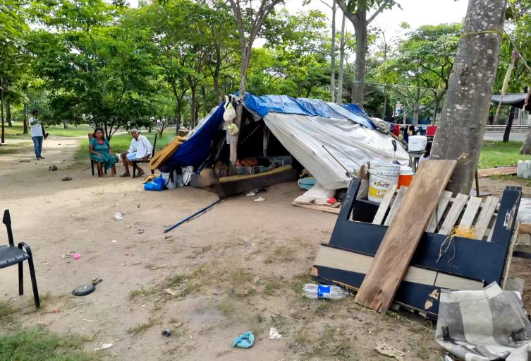 Uno de los niños nació debajo de un árbol ya que la madre no alcanzó a ser trasladada a un hospital
