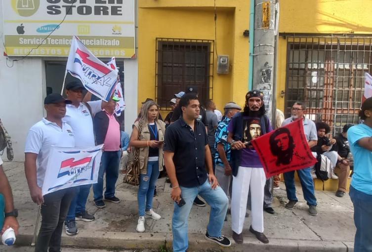 Protesta de estudiantes de la Universidad del Atlántico