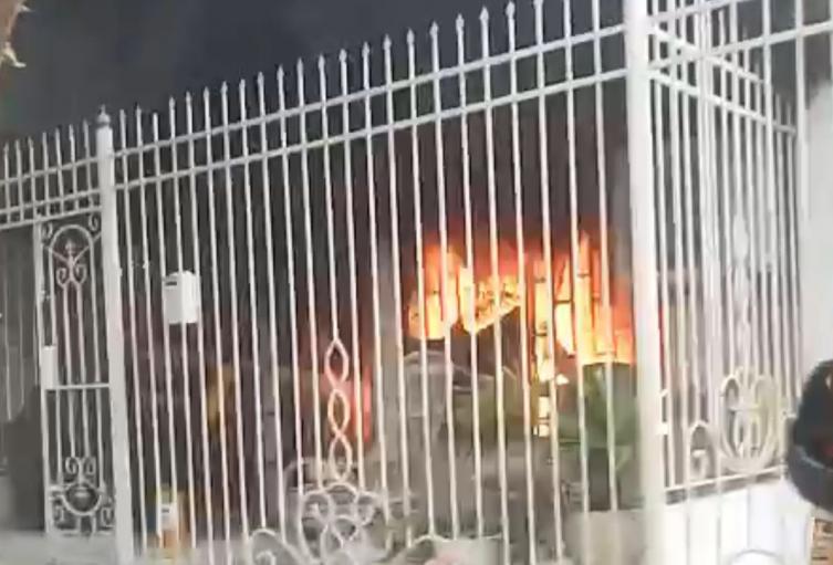 Incendio en vivienda 