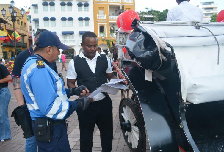 Operativos de control a coches turísticos 