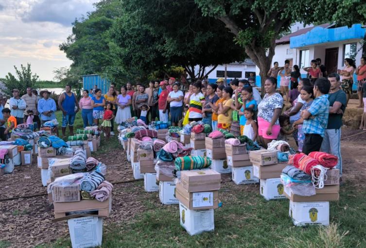 UNGRD entregó ayudas en Pinillos