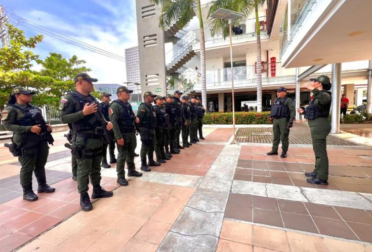 Uniformados de la Policía Metropolitana