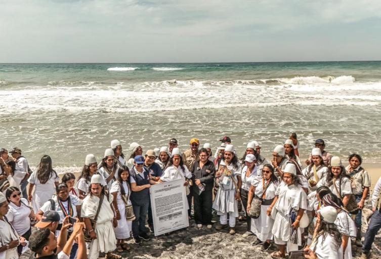 Histórica entrega de tierras devuelve a los Arhuacos su salida ancestral al mar