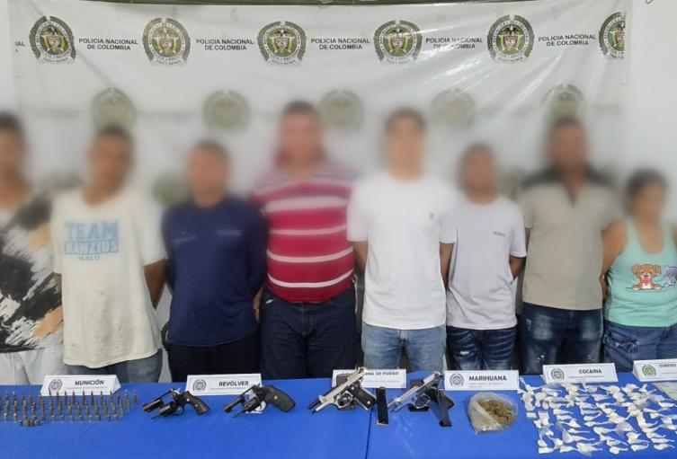 Caen 11 presuntos miembros de bandas criminales que estarían detrás de homicidios y extorsiones en el Magdalena