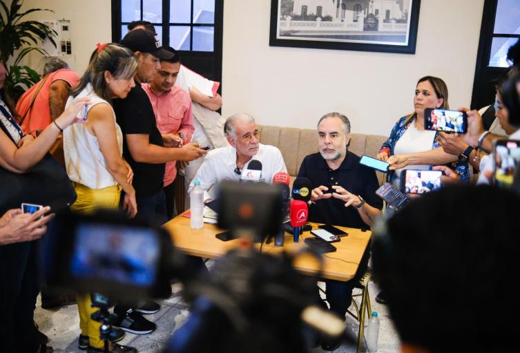 Armando Benedetti, ministro del Interior en Barranquilla
