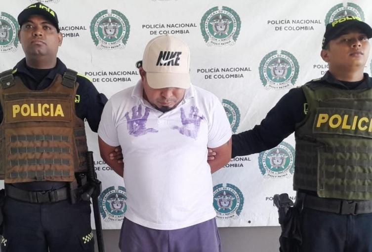 El hombre fue capturado en flagrancia