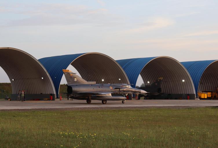 Aviones de superioridad aérea, aterrizaron en la base del CACOM 3 en Malambo.