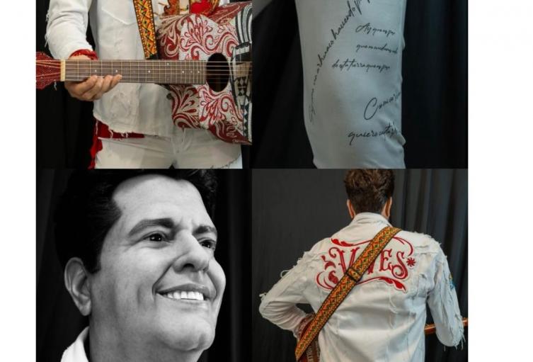Escultura en cera de Carlos Vives.