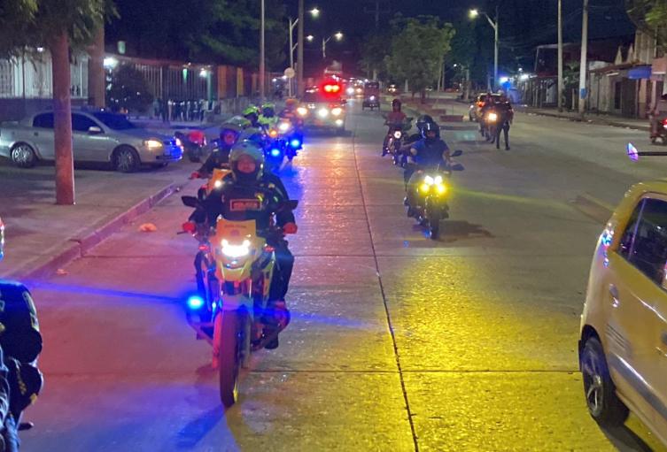 Policía en Barranquilla 