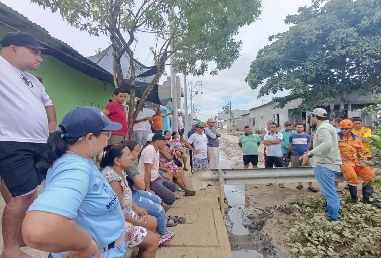 El fuerte aguacero ocurrió el pasado fin de semana.