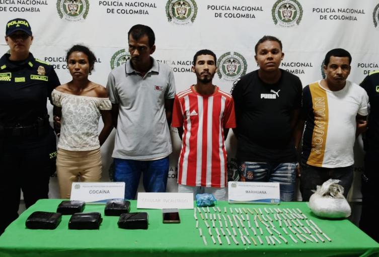 Capturados con estupefacientes
