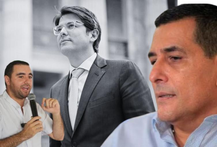 Dumek Turbay, Yamil Arana y Miguel uribe