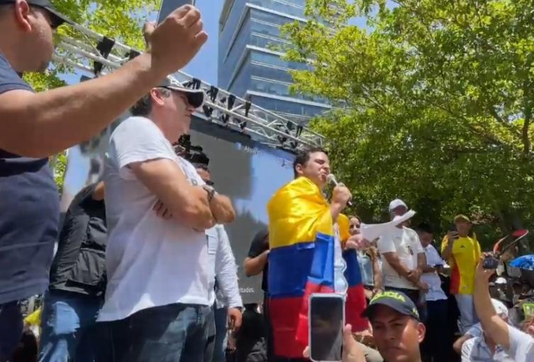 Manifestación en Barranquilla