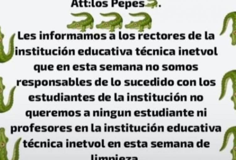 Panfleto falso 
