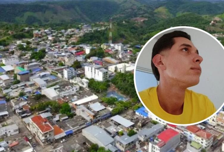 Imagen referencia del municipio y de la víctima