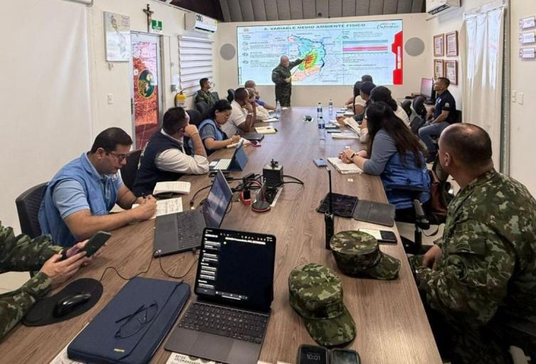 Reunión en el sur del departamento