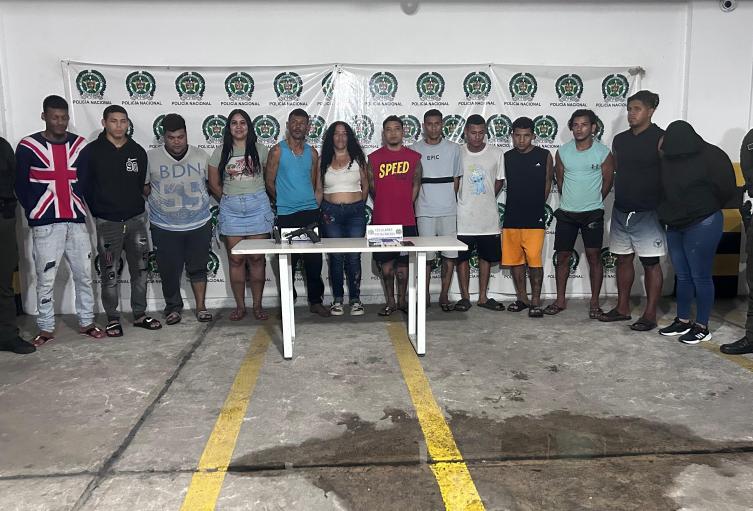 Los capturados suman 17 anotaciones judiciales por diferentes delitos