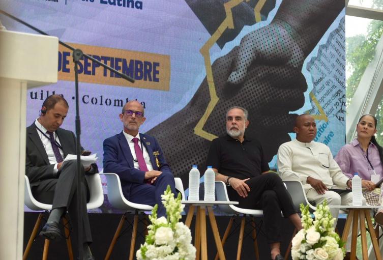 Armando Benedetti, ministro del Interior en Barranquilla.