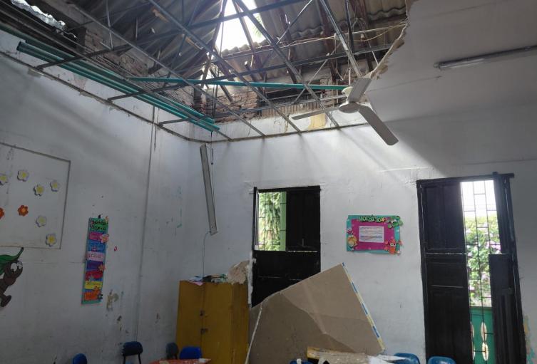 El vendaval fue la semana pasada