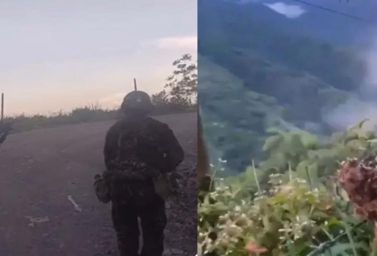 Combates y ataques de drones sur de Bolívar.