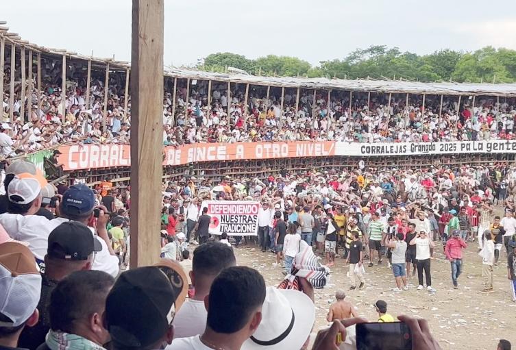 Las fiestas de corralejas se realizan en todo el caribe.