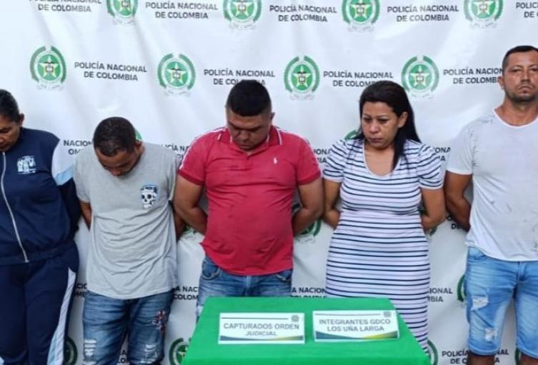 Desarticulan una célula del Clan del Golfo en Bolívar con la captura de cinco presuntos delincuentes