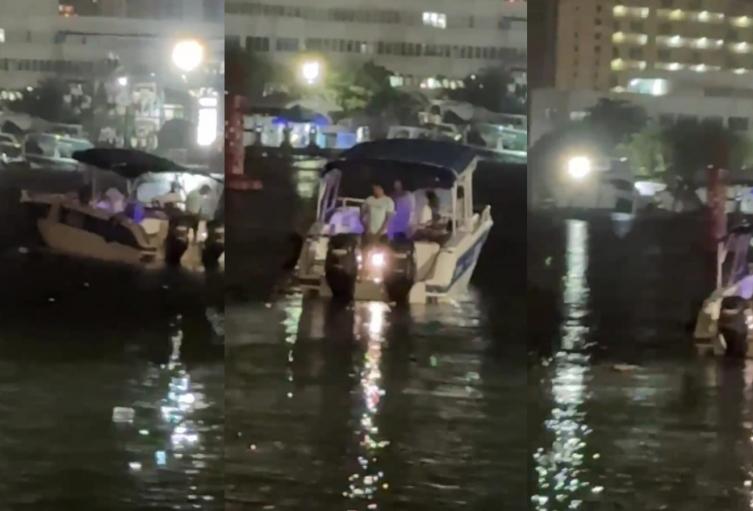 Sancionan a tripulantes de un barco por orinar y tirar desechos a la Bahía de Cartagena 