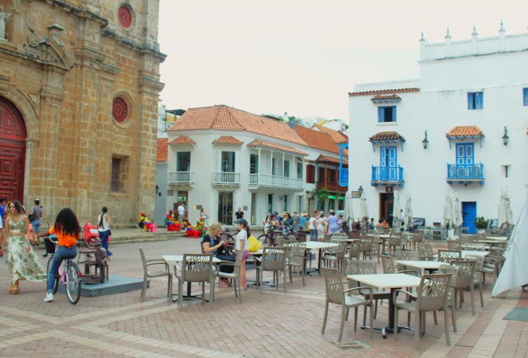 Plaza San Pedro Claver en Cartagena