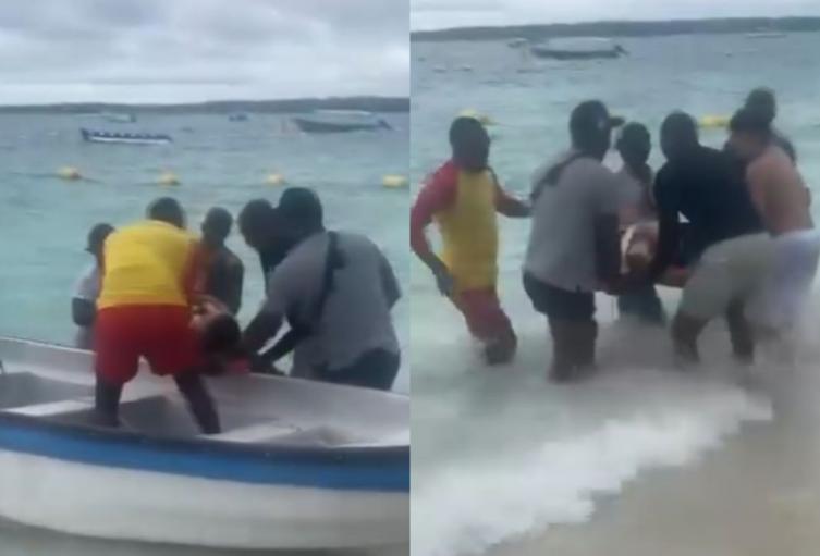 Joven herido en lancha, barú. Septiembre 2025