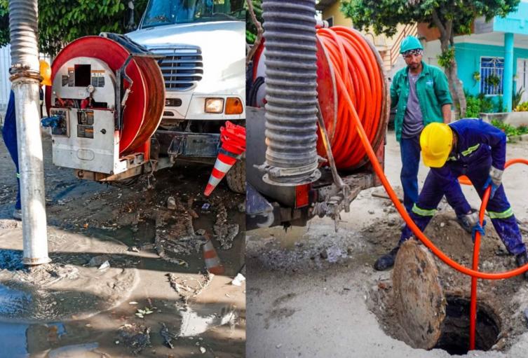 Santa Marta intensifica plan de contingencia para contener rebosamientos de aguas residuales tras las lluvias